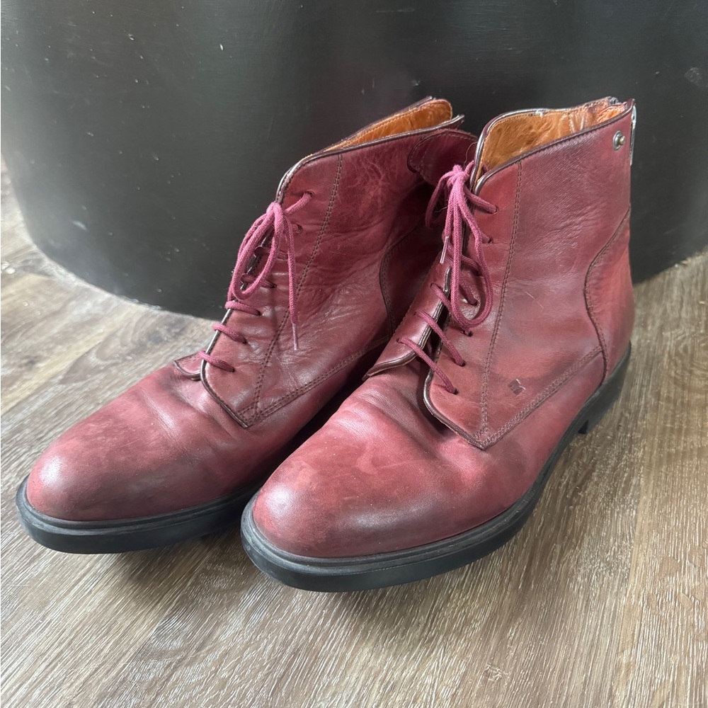 Fratelli Rossetti Red Leather Boots